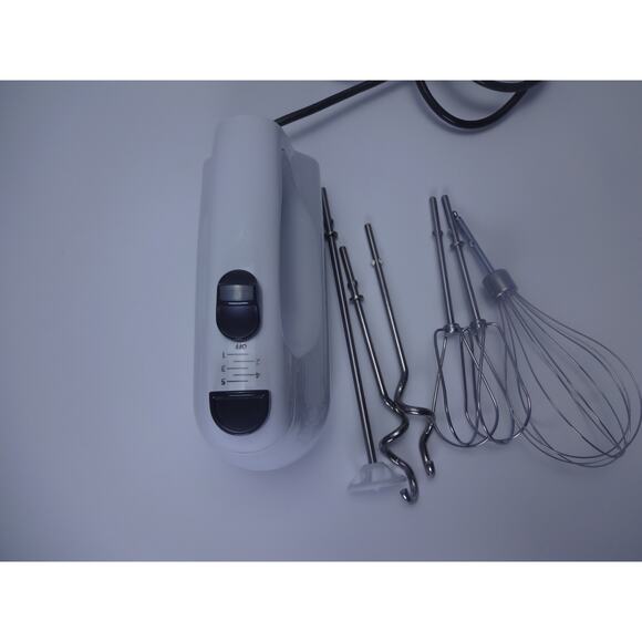 KitchenAid 5-Speed Hand Mixer – White with Attachments - Picture 3 of 5